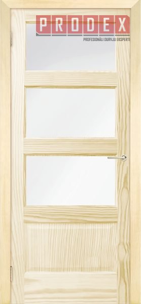 Priedes koka durvis monika kristal 1 panel iekšdurvis