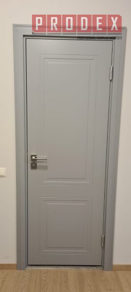 Krāsotas durvis LOZA 102 RAL7040 iekšdurvis