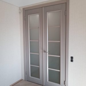 Finierētas durvis Modena Kristal pelēks ozols iekšdurvis