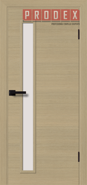 Finierētas durvis Bella HD Kristal white oak iekšdurvis