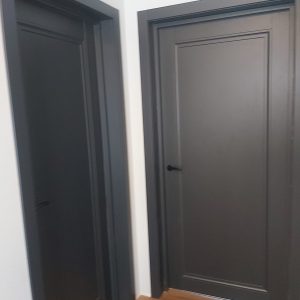 Laminētas durvis Neoklasika 401 antracit 2 iekšdurvis