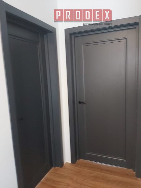 Laminētas durvis Neoklasika 401 antracit 2 iekšdurvis
